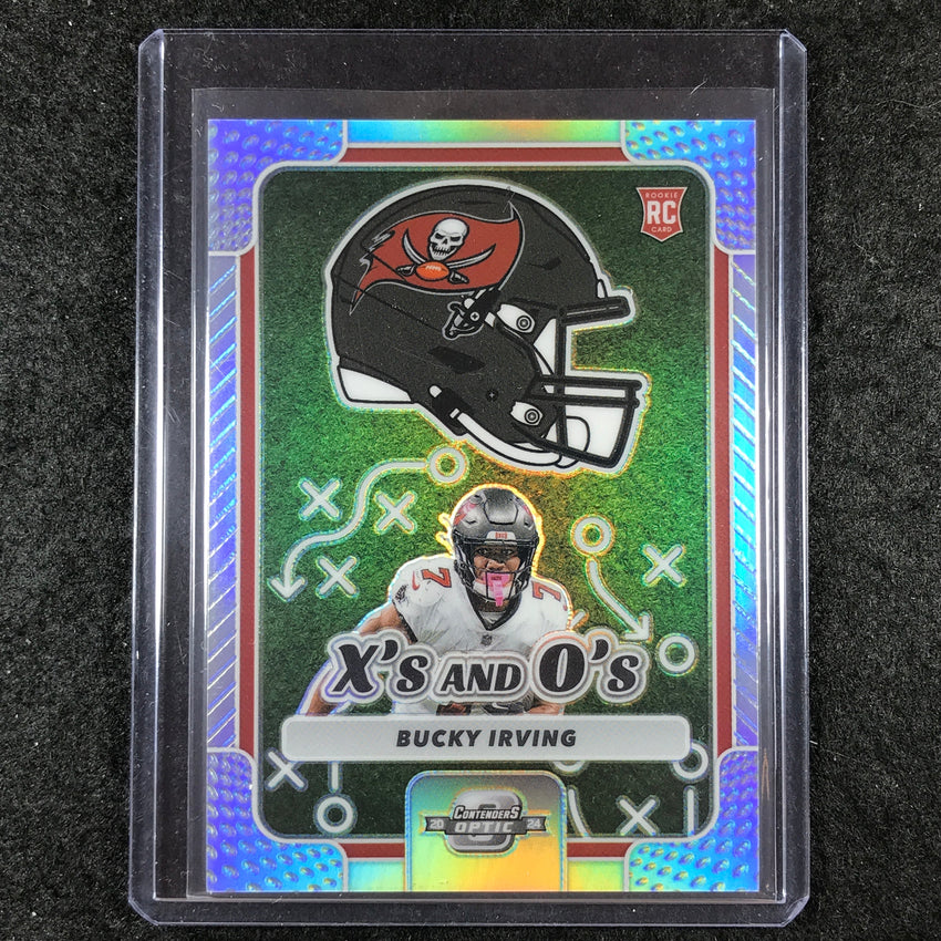 2024 Contenders Optic Football BUCKY IRVING X's and O's Rookie Silver #BIG