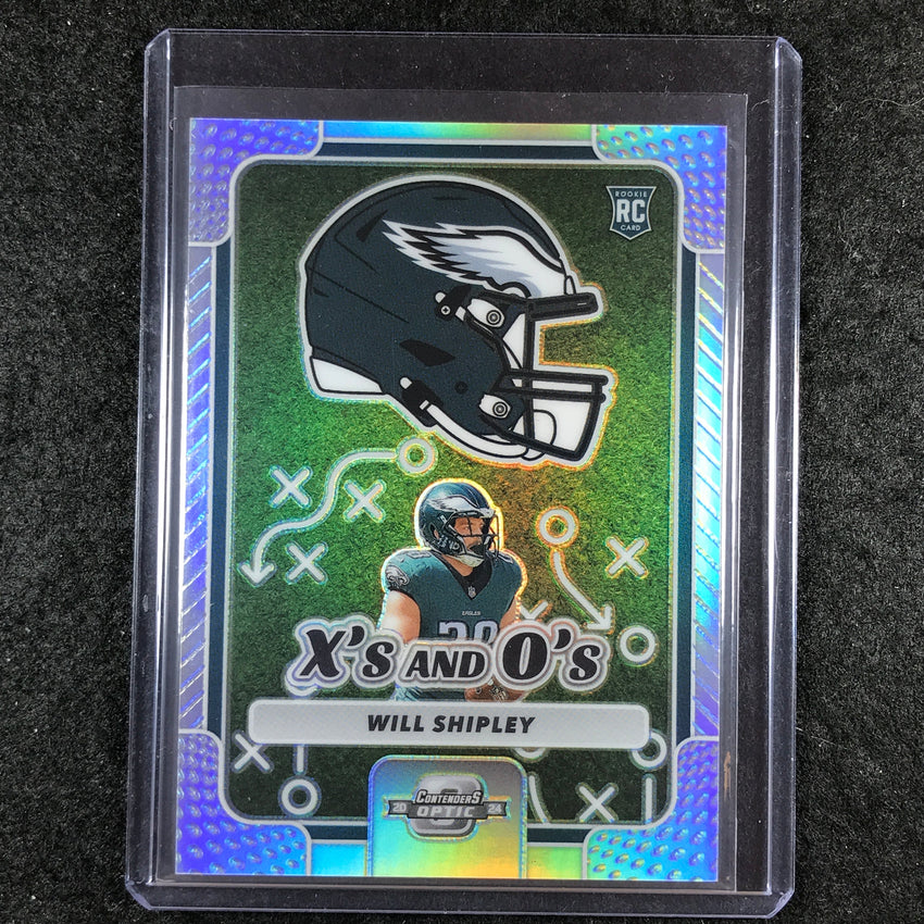 2024 Contenders Optic Football WILL SHIPLEY X's and O's Rookie Silver #WSY