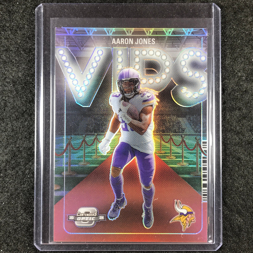 2024 Contenders Optic Football AARON JONES VIPS SP #AJS