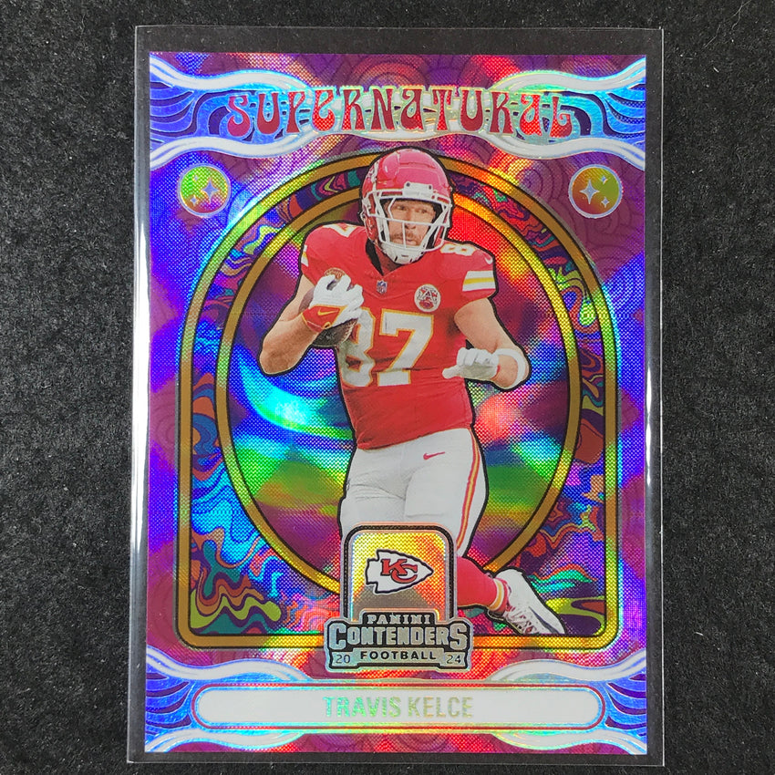 2024 Contenders Football TRAVIS KELCE Supernatural Silver #9