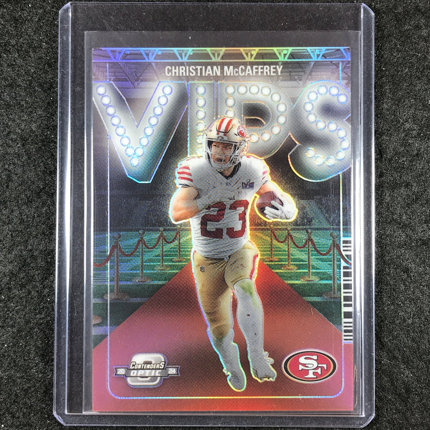 2024 Contenders Optic Football CHRISTIAN MCCAFFREY VIPS SP #CMY