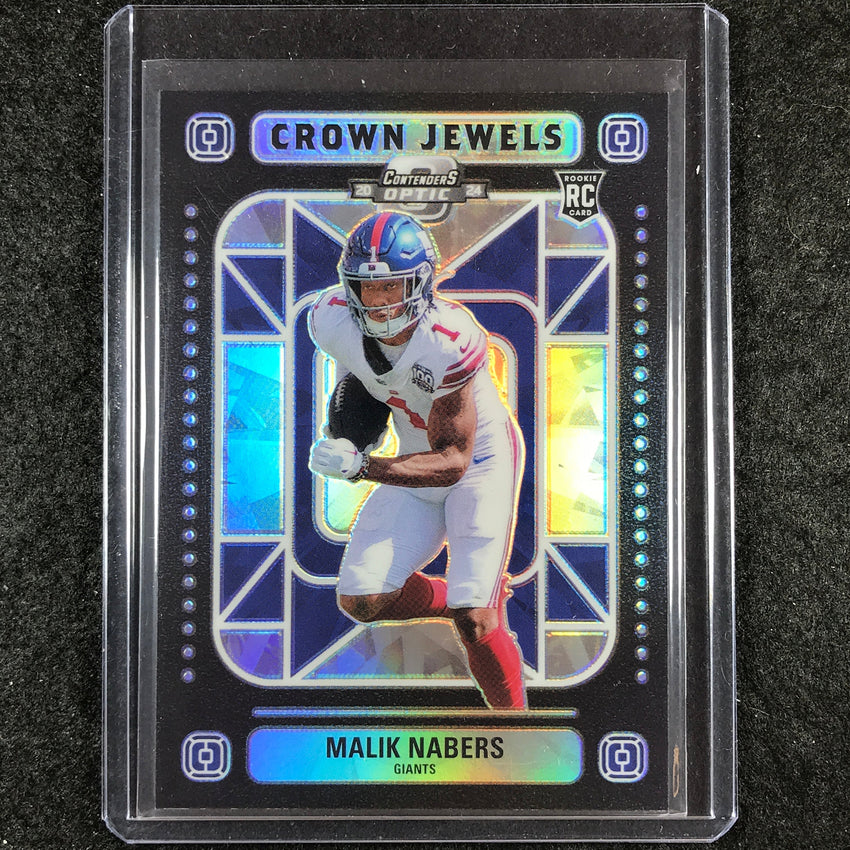 2024 Contenders Optic Football MALIK NABERS Crown Jewels Rookie SSP #MNS