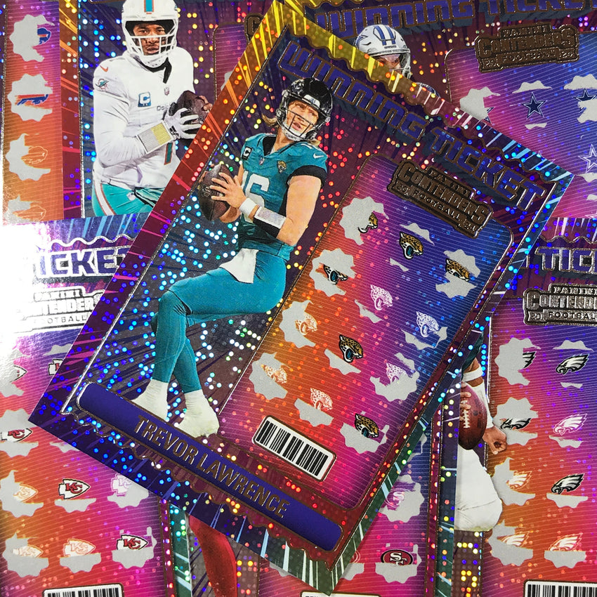 2024 Contenders Football JOSH JACOBS Winning Ticket Base #15