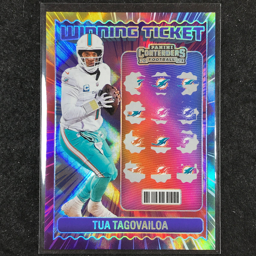 2024 Contenders Football TUA TAGOVAILOA Winning Ticket Silver #5