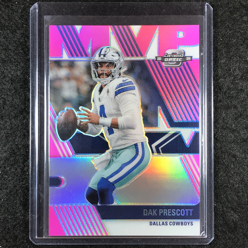 2024 Contenders Optic Football DAK PRESCOTT MVP Pink 6/75