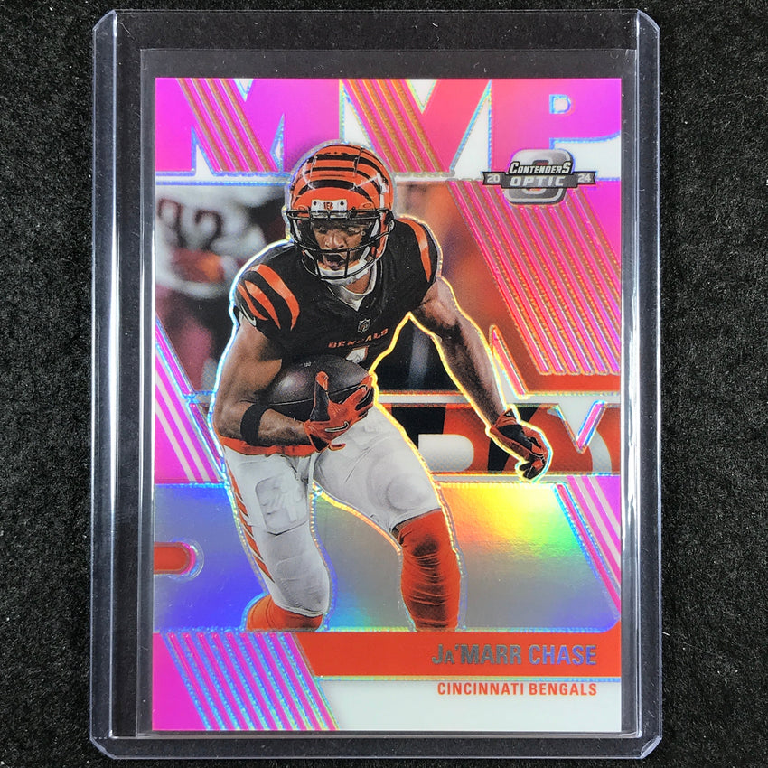 2024 Contenders Optic Football JA'MARR CHASE MVP Pink 71/75