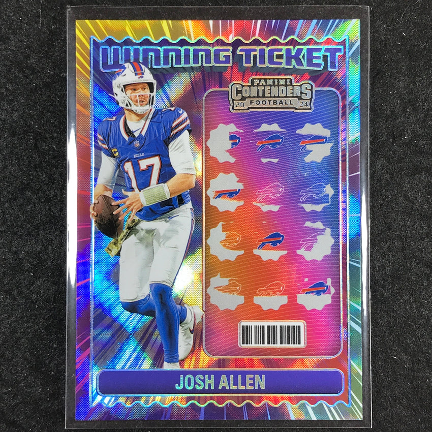2024 Contenders Football JOSH ALLEN Winning Ticket Silver #7
