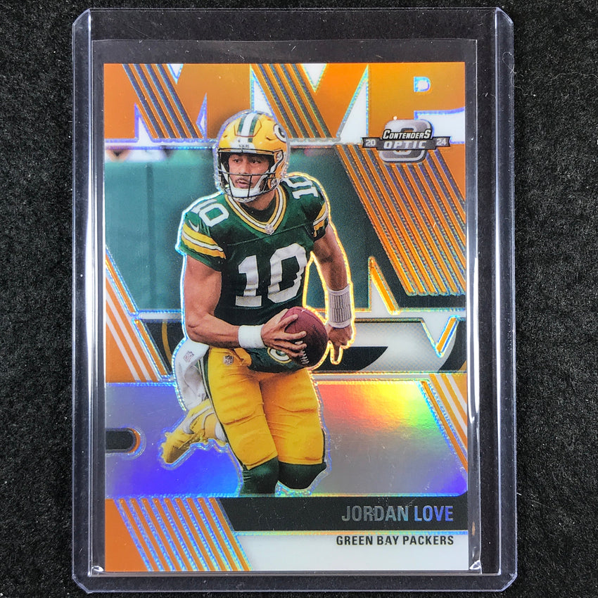2024 Contenders Optic Football JORDAN LOVE MVP Orange 28/50