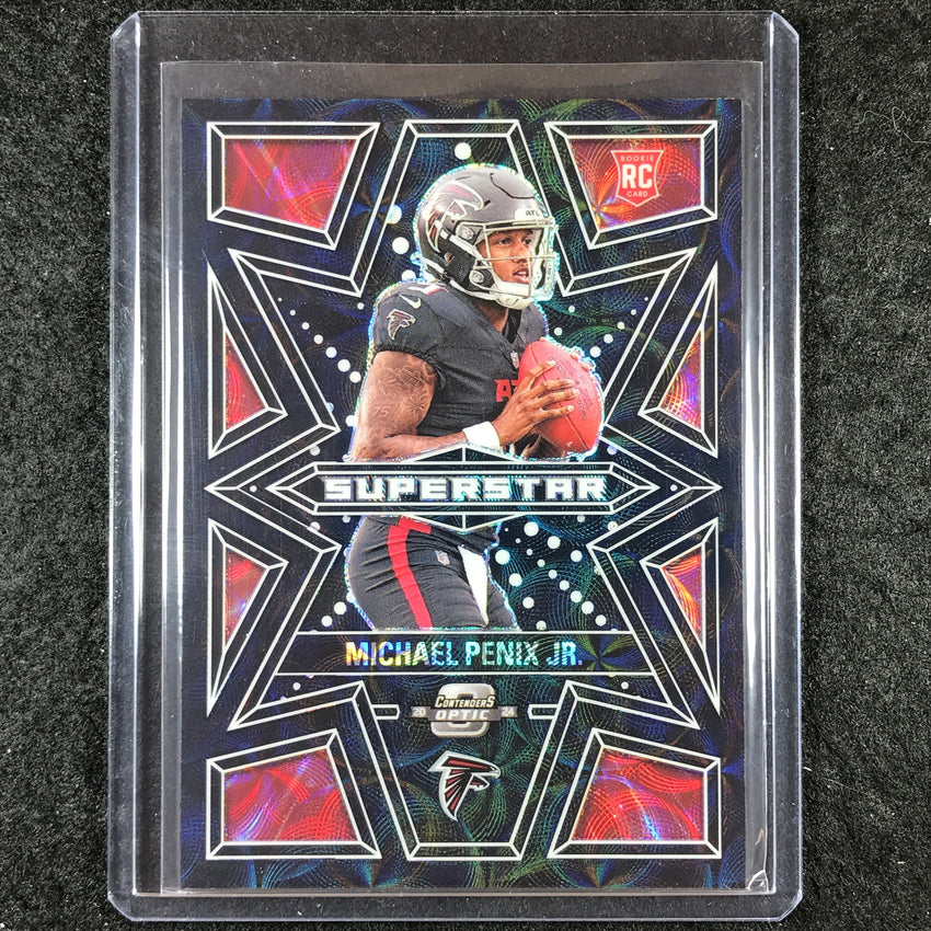 2024 Contenders Optic Football MICHAEL PENIX JR. Superstar Rookie Black 1/25
