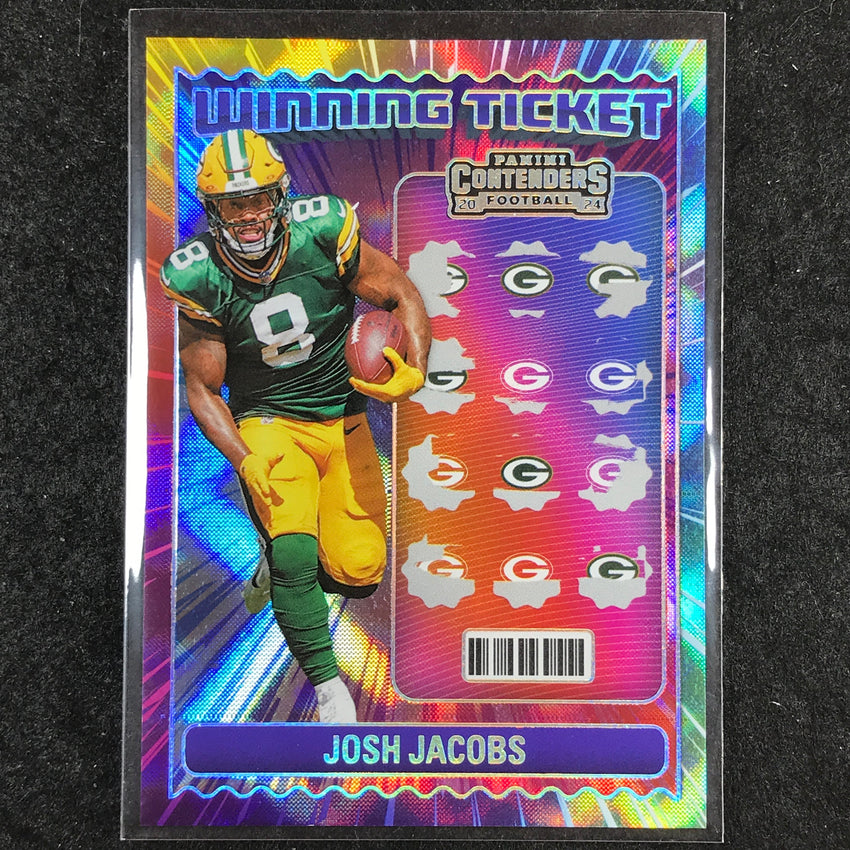 2024 Contenders Football JOSH JACOBS Winning Ticket Silver #15
