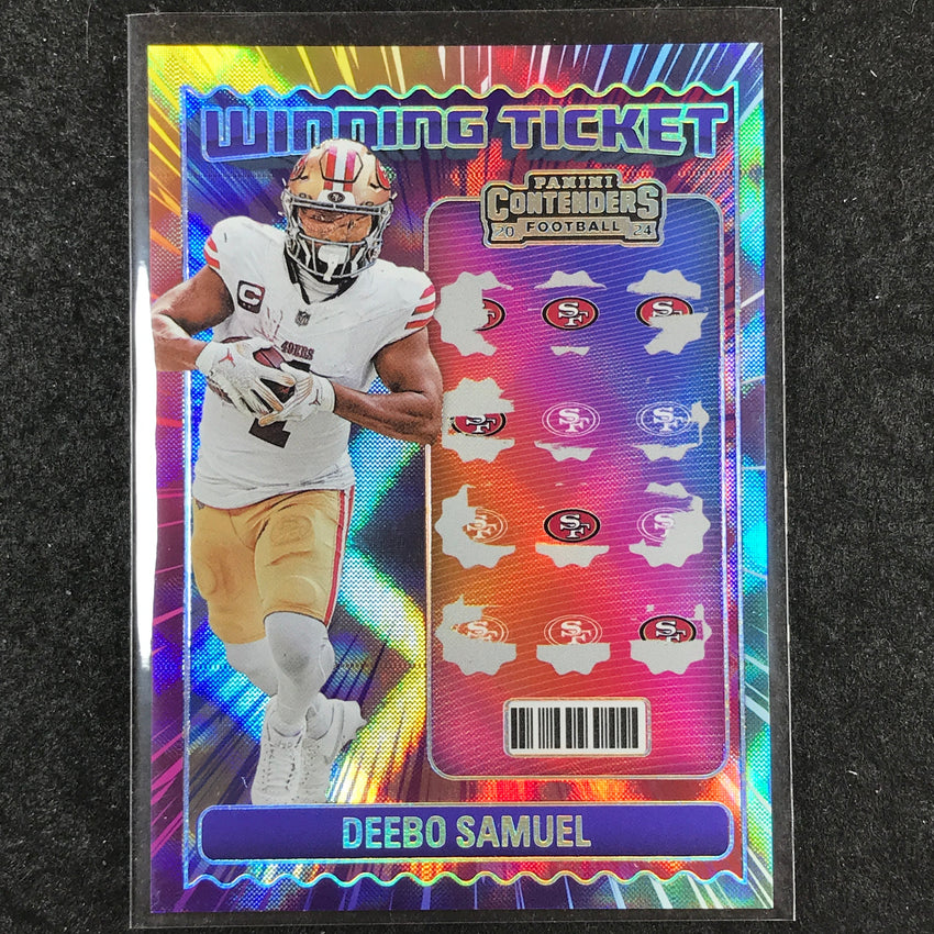 2024 Contenders Football DEEBO SAMUEL Winning Ticket Silver #16