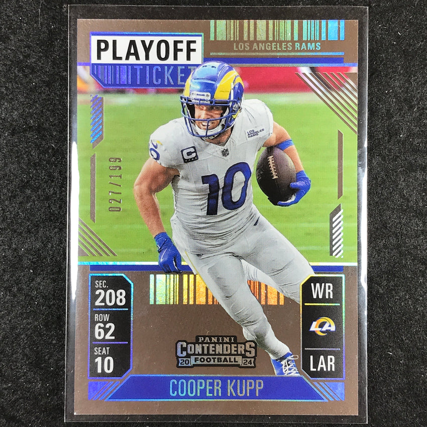 2024 Contenders Football COOPER KUPP Playoff Ticket 27/199 #58
