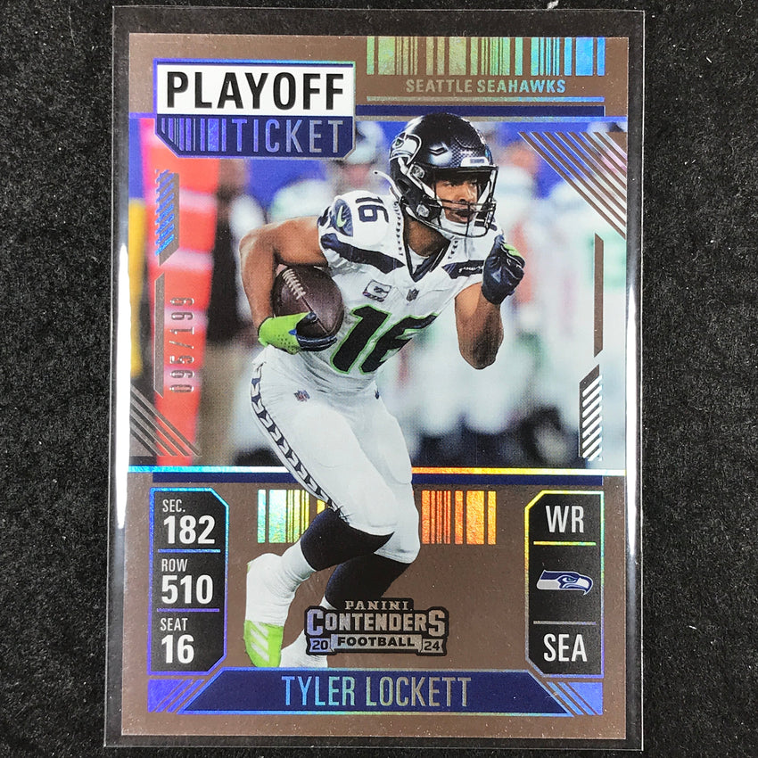 2024 Contenders Football TYLER LOCKETT Playoff Ticket 95/199 #90