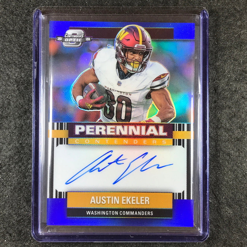 2024 Contenders Optic Football AUSTIN EKELER Perennial Contenders Auto 10/75