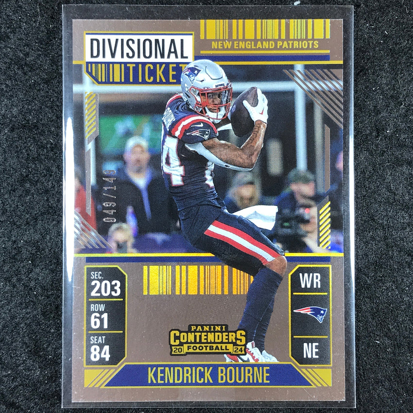 2024 Contenders Football KENDRICK BOURNE Divisional Ticket 49/149 #69