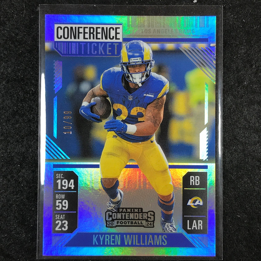 2024 Contenders Football KYREN WILLIAMS Conference Ticket 10/99 #60