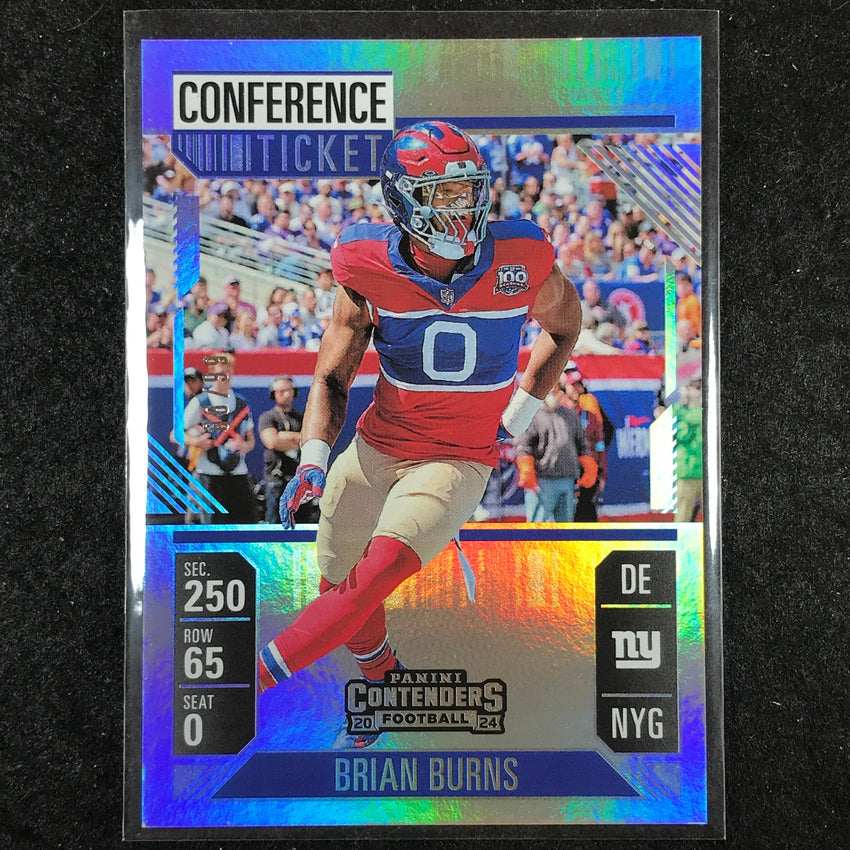 2024 Contenders Football BRIAN BURNS Conference Ticket 8/99 #74