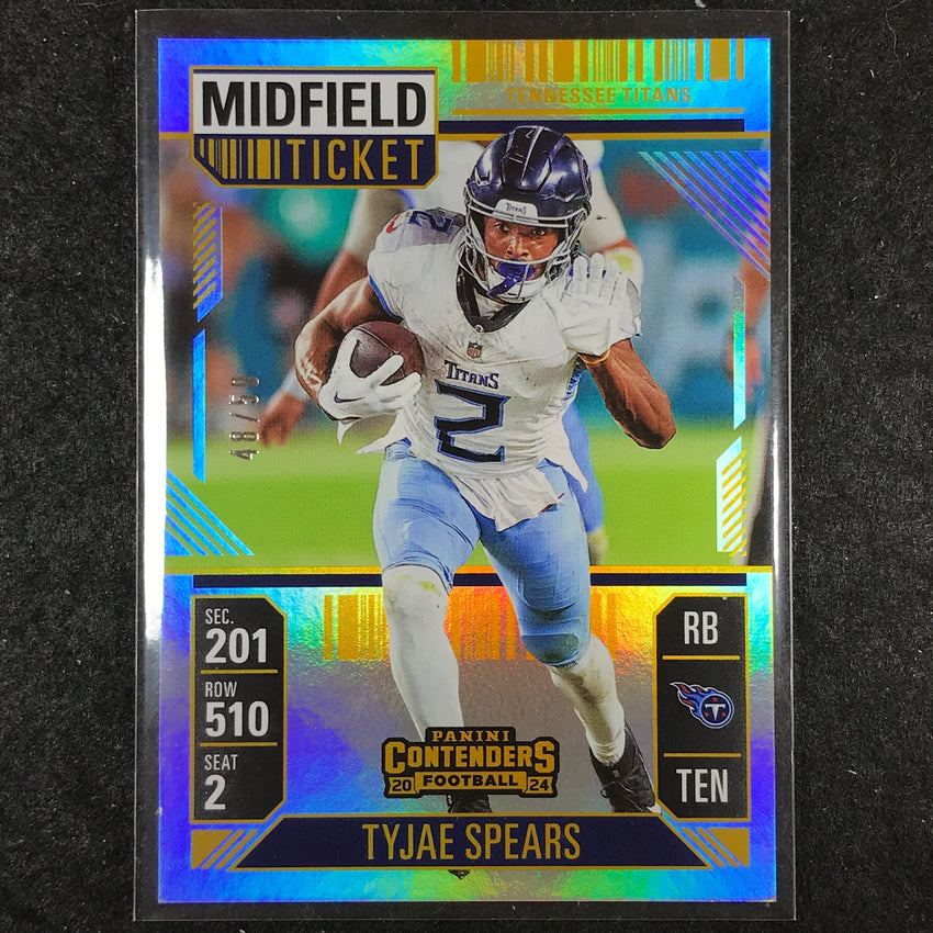 2024 Contenders Football TYJAE SPEARS Midfield Ticket 48/50 #96