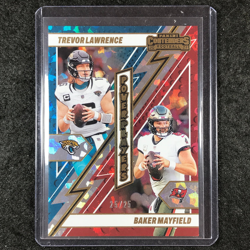 2024 Contenders Football MAYFIELD LAWRENCE Power Players Cracked Ice 25/25 #6