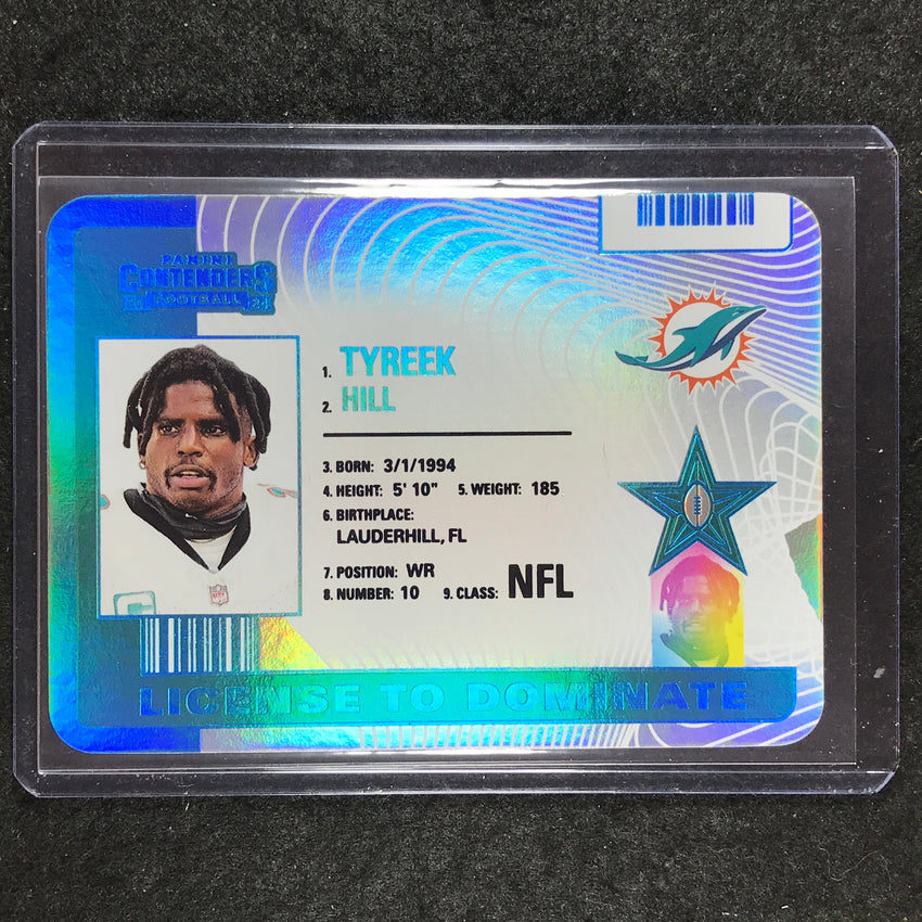 2024 Contenders Football TYREEK HILL License To Dominate SSP #25