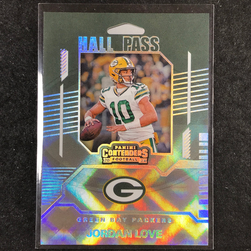 2024 Contenders Football JORDAN LOVE Hall Pass Silver #4