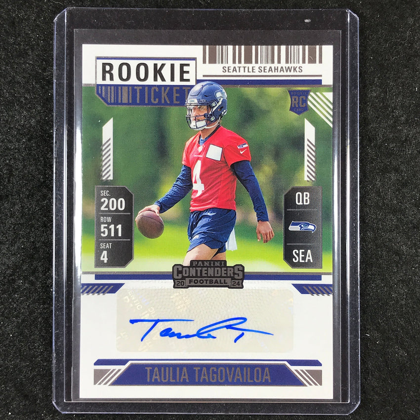 2024 Contenders Football TAULIA TAGOVAILOA Rookie Ticket Auto Base #143