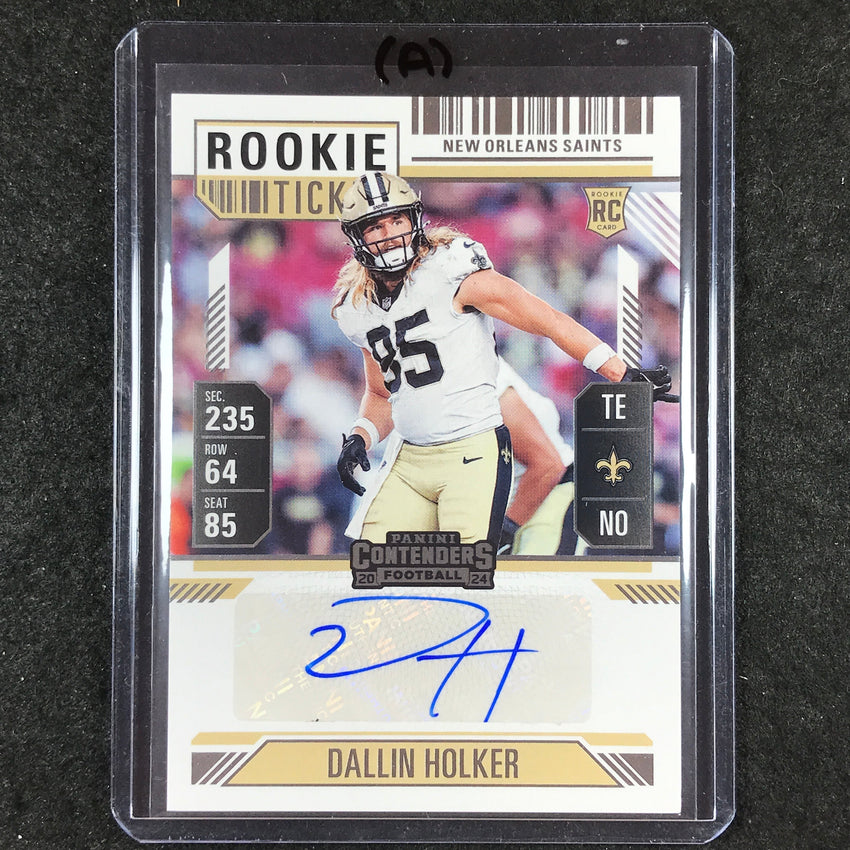 2024 Contenders Football DALLIN HOLKER Rookie Ticket Auto Base #227 (A)