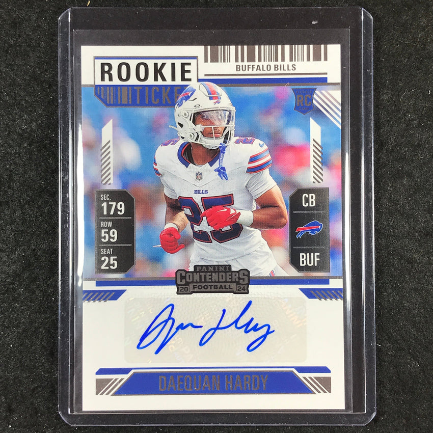 2024 Contenders Football DAEQUAN HARDY Rookie Ticket Auto Base #236