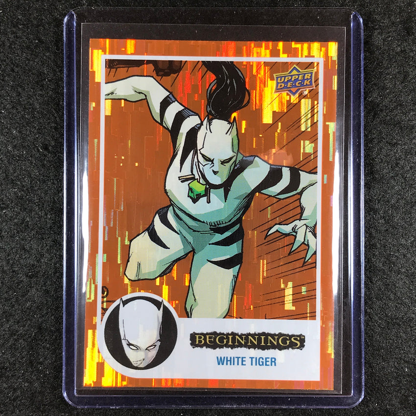 2024 Marvel Beginnings Vol. 2 Series 2 WHITE TIGER Base Orange Bridge /199 #123