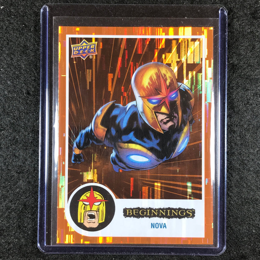 2024 Marvel Beginnings Vol. 2 Series 2 NOVA Base Orange Bridge /199 #132
