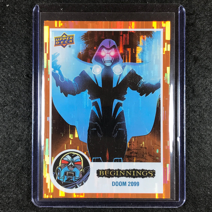 2024 Marvel Beginnings Vol. 2 Series 2 DOOM 2099 Base Orange Bridge /199 #144