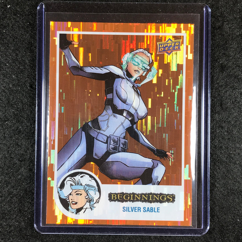 2024 Marvel Beginnings Vol. 2 Series 2 SILVER SABLE Base Orange Bridge /199 #150