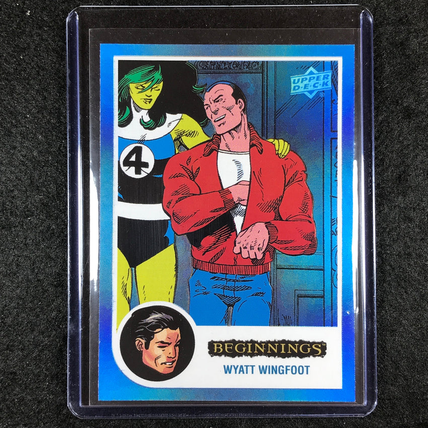 2024 Marvel Beginnings Vol. 2 Series 2 WYATT WINGFOOT Flipped FX Blue 20/125