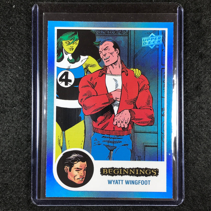 2024 Marvel Beginnings Vol. 2 Series 2 WYATT WINGFOOT Flipped FX Blue 67/125