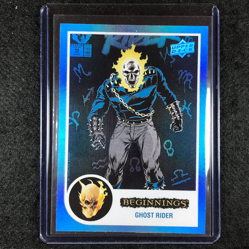 2024 Marvel Beginnings Vol. 2 Series 2 GHOST RIDER Flipped FX Blue 5/125 #158