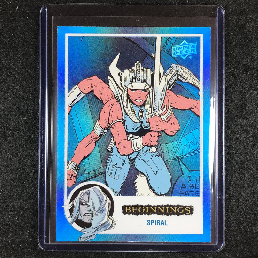 2024 Marvel Beginnings Vol. 2 Series 2 SPIRAL Flipped FX Blue 23/125 #170