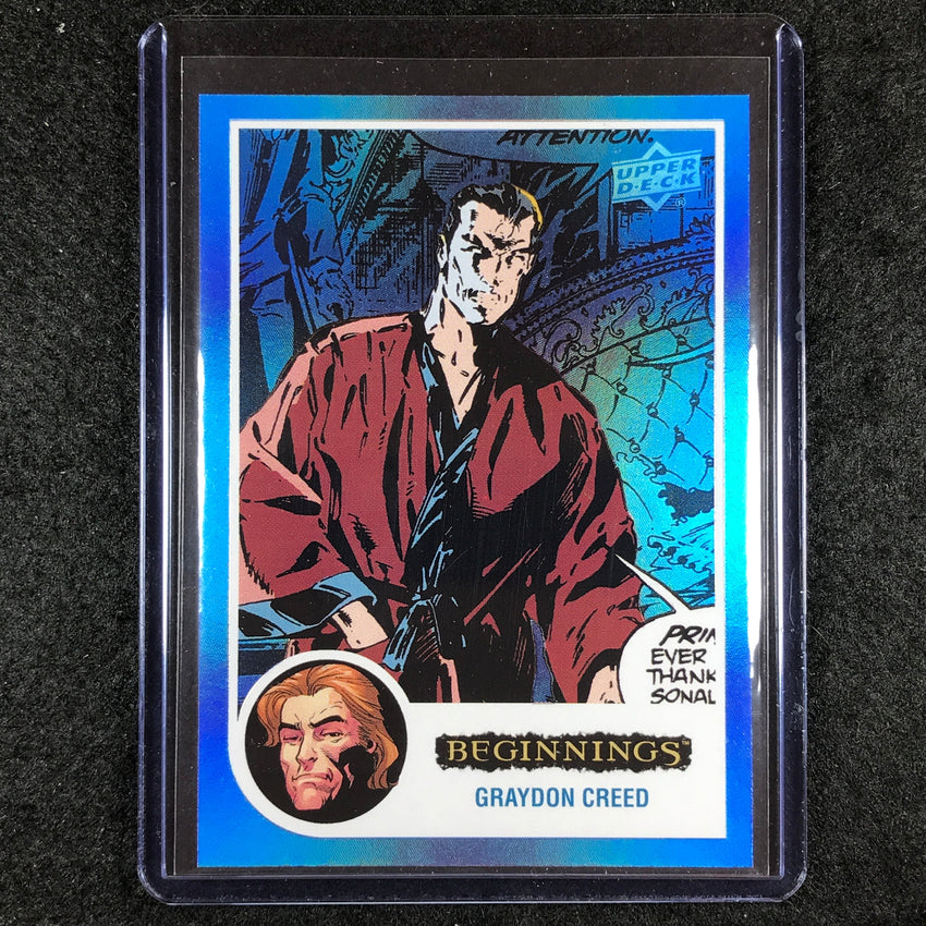 2024 Marvel Beginnings Vol. 2 Series 2 GRAYDON CREED Flipped FX Blue 7/125 #175
