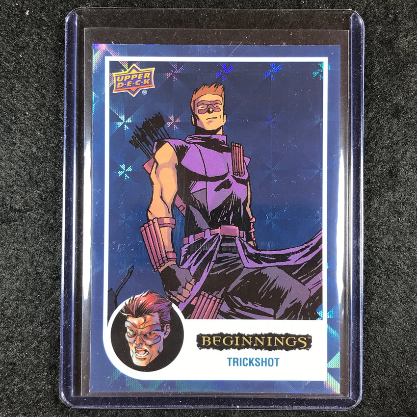 2024 Marvel Beginnings Vol. 2 Series 2 TRICKSHOT Blue Rainbow 11/99 #78