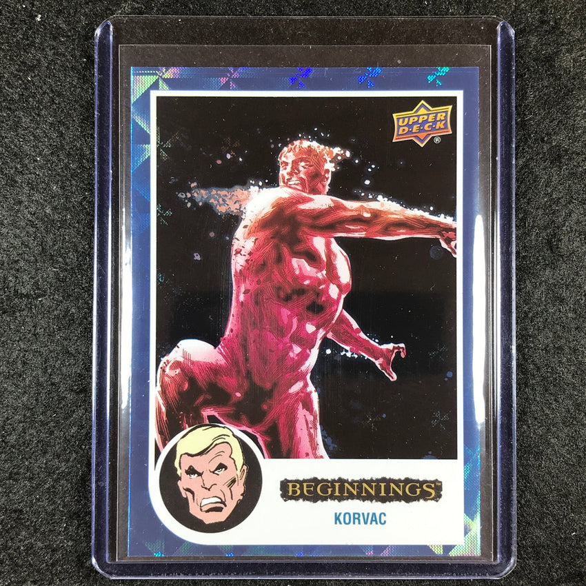 2024 Marvel Beginnings Vol. 2 Series 2 KORVAC Blue Rainbow Cosmic Cube 31/99 #90