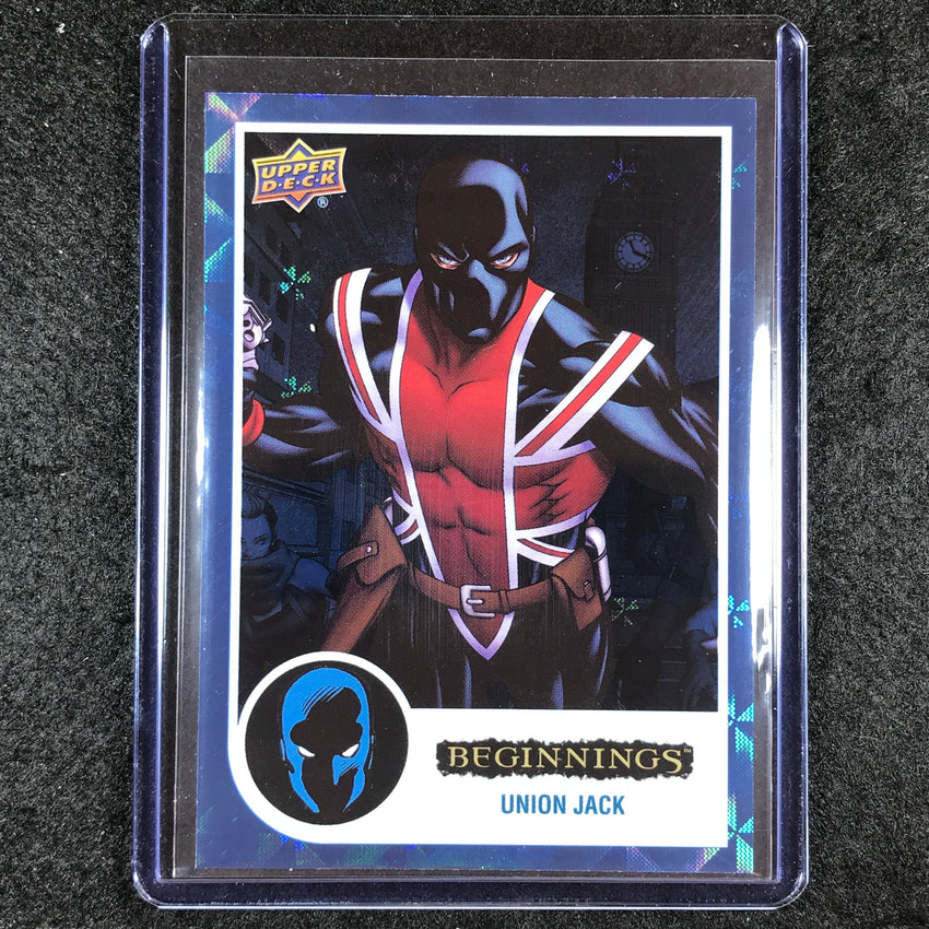 2024 Marvel Beginnings Vol. 2 Series 2 UNION JACK Blue Rainbow 30/99 #126