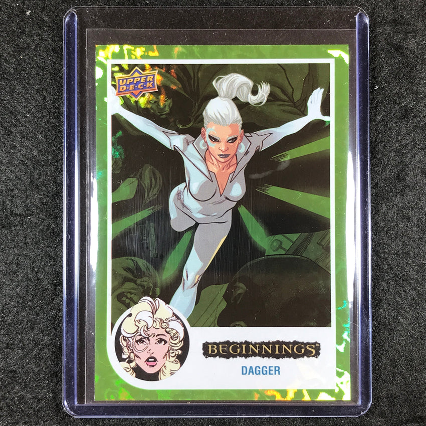 2024 Marvel Beginnings Vol. 2 Series 2 DAGGER Green Rainbow 5/61 #44