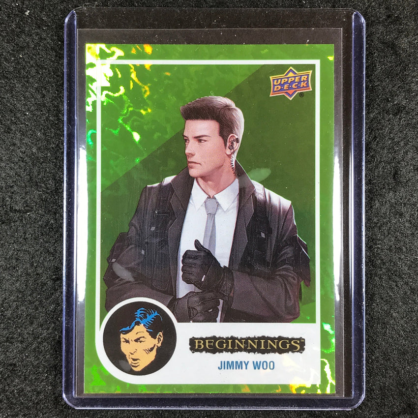 2024 Marvel Beginnings Vol. 2 Series 2 JIMMY WOO Green Rainbow 6/61 #156