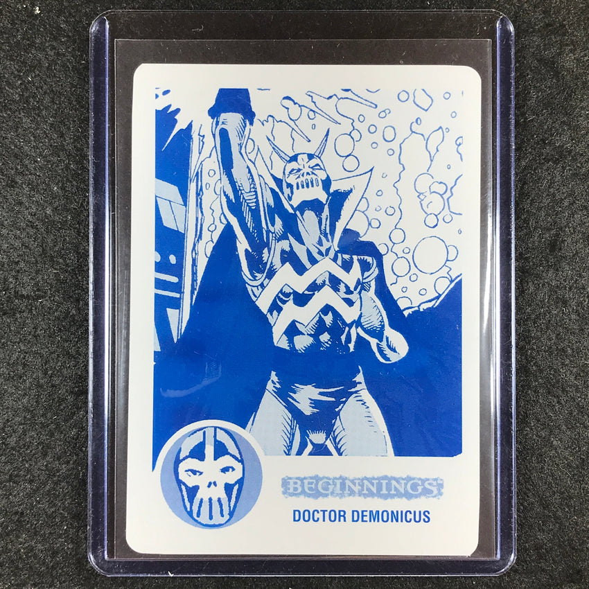 2024 Marvel Beginnings Vol. 2 Series 2 DOCTOR DEMONICUS Printing Plate Cyan 1/1