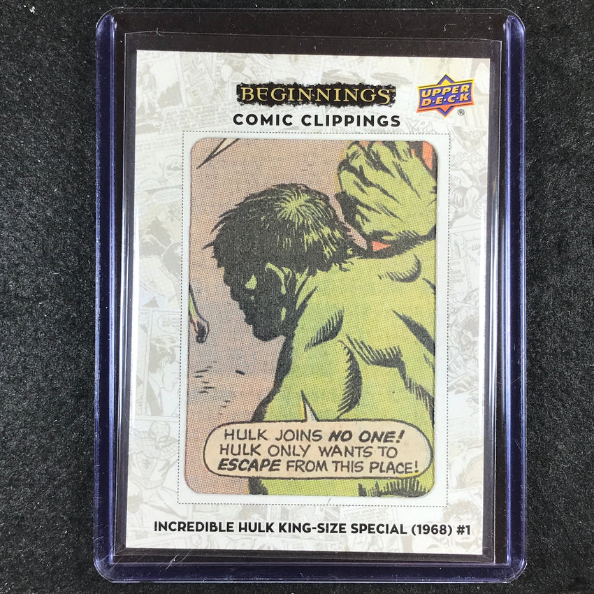 2024 Marvel Beginnings Vol. 2 Series 2 INCREDIBLE HULK #1 Comic Clippings 32/65