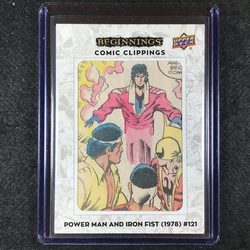 2024 Marvel Beginnings Vol. 2 Series 2 POWER MAN IRON FIST #121 Clippings 46/50