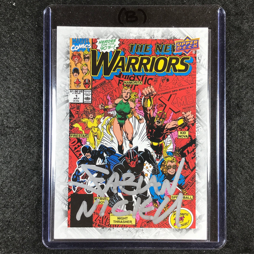 2024 Marvel Beginnings Vol. 2 Series 2 FABIAN NICIEZA NEW WARRIORS Auto #29 (B)