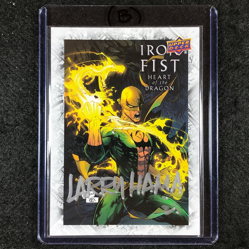 2024 Marvel Beginnings Vol. 2 Series 2 LARRY HAMA IRON FIST Auto #39 (B)