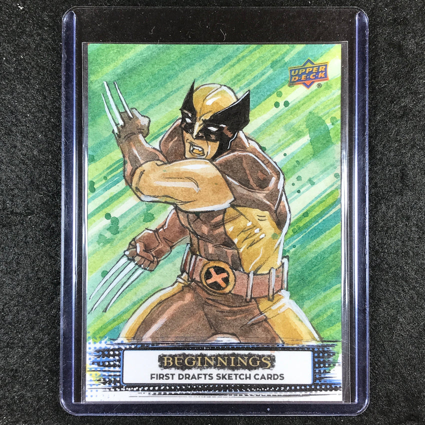 2024 Marvel Beginnings Vol. 2 Series 2 WOLVERINE Artist Sketch 1/1 LEON BRAOJOS
