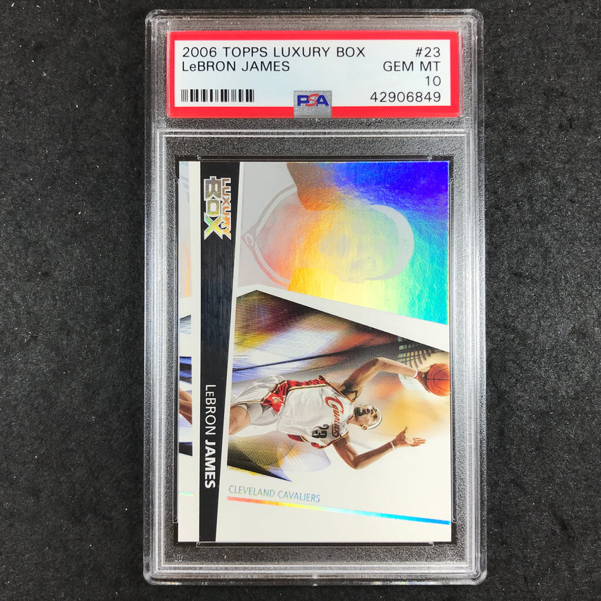 2006 Topps Luxury Box LEBRON JAMES #23 PSA 10 (849)