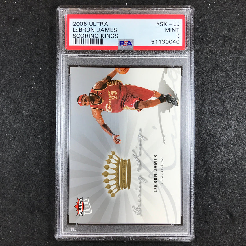2006 Ultra LEBRON JAMES Scoring Kings #SK-LJ PSA 9 (040)